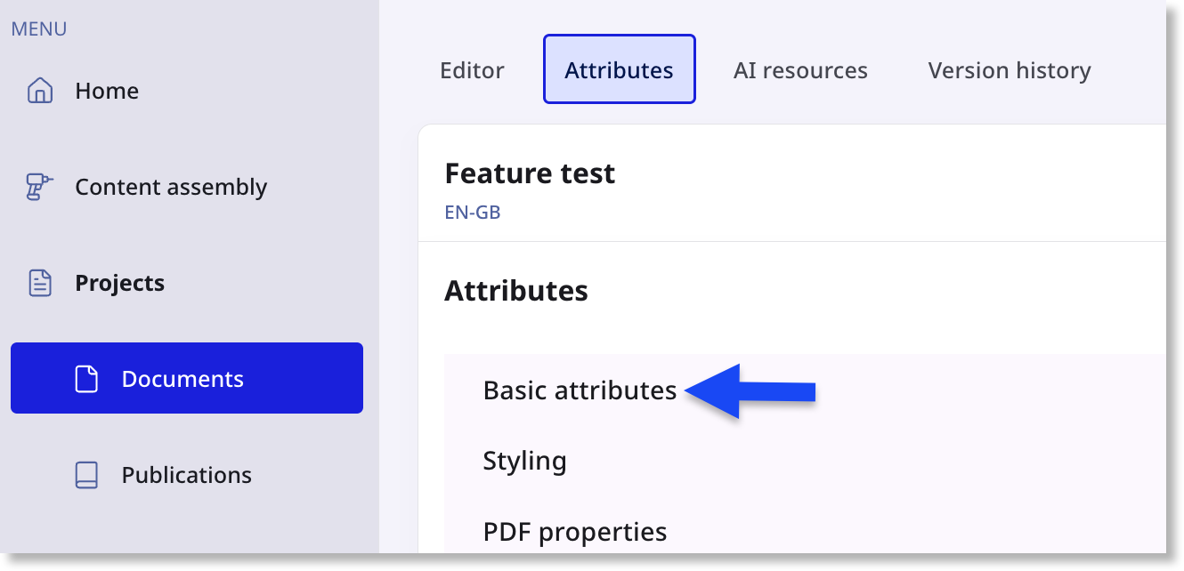 AI assembled document open